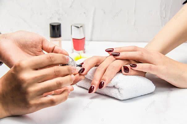 pngtree red nail polish in the morning image 840760 - Best Nail Salon 27408